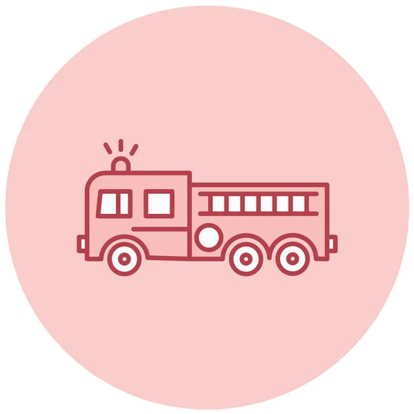 Bus Vector Icon Modern Simple Design — Stock Vector