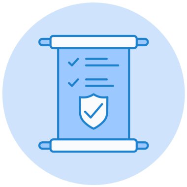 Belge. Web simgesi basit tasarım