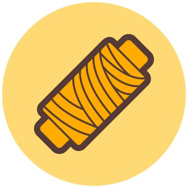 İplik. Web simgesi basit illüstrasyon