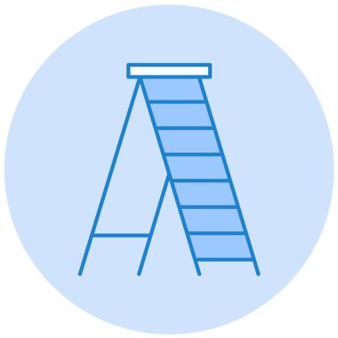 merdiven modern simge vektör illüstrasyonu