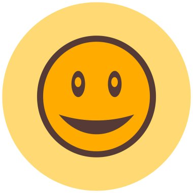 Gülen surat, vektör illüstrasyonu