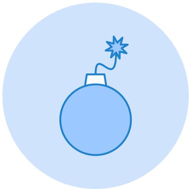 Bomba. Web simgesi basit illüstrasyon