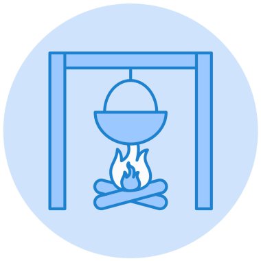 ateş vektörü simgesi modern basit tasarım