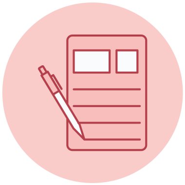 belge web simgesi basit resimleme