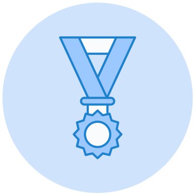 Madalya. Web simgesi basit illüstrasyon