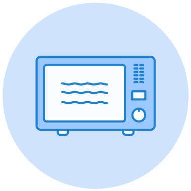 Mikrodalga fırın. Basit resimleme