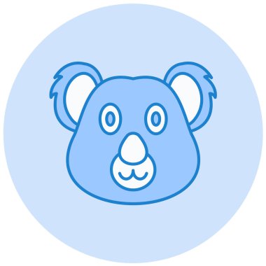 Ayı. Web simgesi basit illüstrasyon