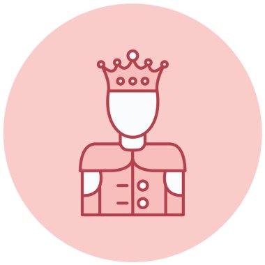 Ortaçağ kralının vektör çizimi 