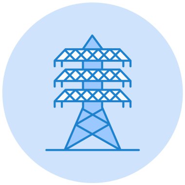 Web ve mobil uygulama için güç hattı simgesi