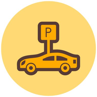 - Araba. Web simgesi basit illüstrasyon