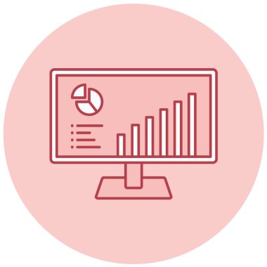 Grafik. Web simgesi basit illüstrasyon