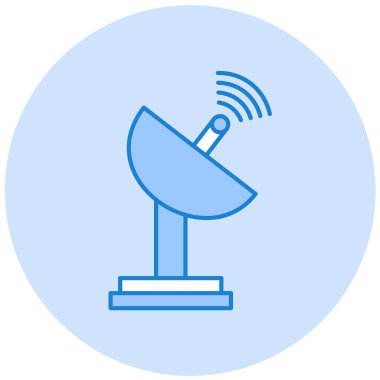 Uydu anteni. Web simgesi