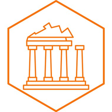 Yapı simgesinin vektör illüstrasyonu