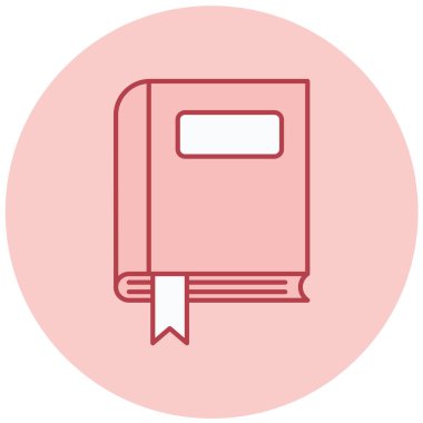 kitap simgesi vektör illüstrasyonu