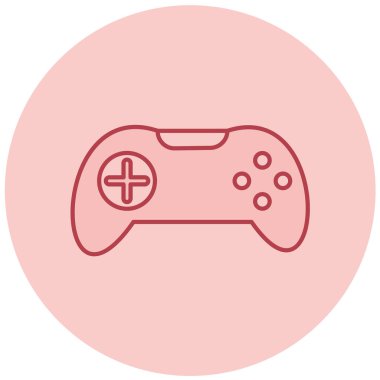 Oyun kolu. Web simgesi basit illüstrasyon