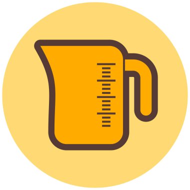 Sürahi. Web simgesi basit tasarım