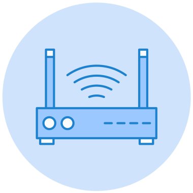 Yönlendirici. Web simgesi basit illüstrasyon