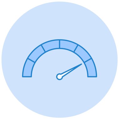 Hız ölçer simge vektör çizim