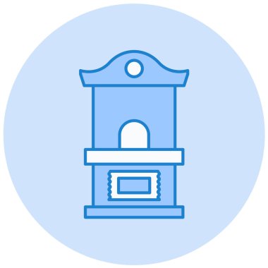 Modern simgenin vektör illüstrasyonu