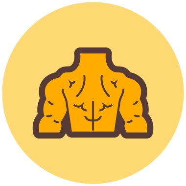 Vücut. Web simgesi basit illüstrasyon