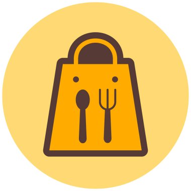 Alışveriş sepeti. Basit resimleme