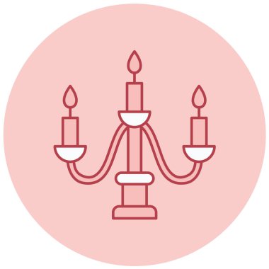 Mumlar. Web simgesi basit tasarım