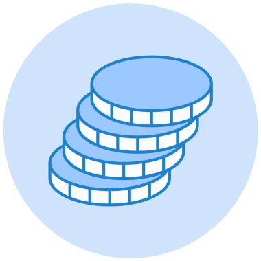 Dolar. Web simgesi basit illüstrasyon