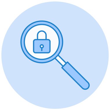 büyütme cam vektör simgesi