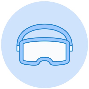 Gözlükler. Web simgesi basit illüstrasyon