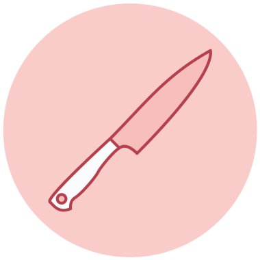 Bıçak. Web simgesi basit illüstrasyon