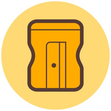 Kalem açacağı simgesi, basit tasarım vektör illüstrasyonu