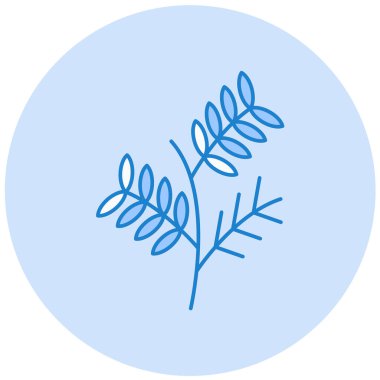 Bitki. Web simgesi basit illüstrasyon