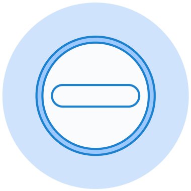 Eksi modern simge vektör illüstrasyonu