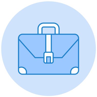 Çanta. Web simgesi basit illüstrasyon