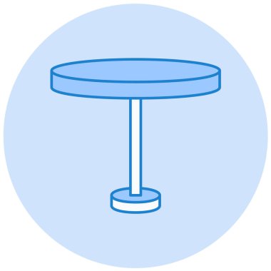 Masa lambası ikonu. Web için sandalye vektör simgelerinin özet çizimi