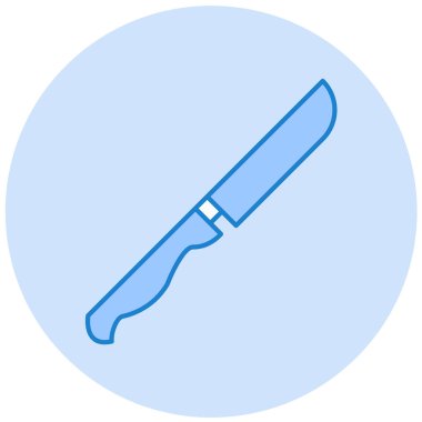 Bıçak ikonu. vektör illüstrasyonu