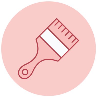 boya fırçası vektör simgesi modern illüstrasyon