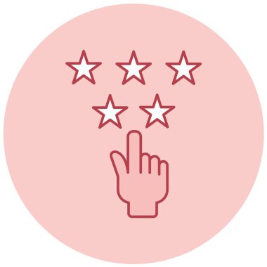 Yıldız derecesi. Basit illüstrasyon