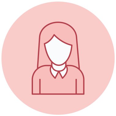 avatar. Web simgesi basit illüstrasyon