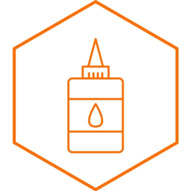 Yağ şişesi ikonu. vektör illüstrasyonu