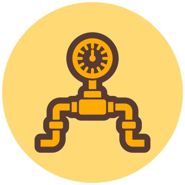 Modern sanayi simgesinin vektör illüstrasyonu