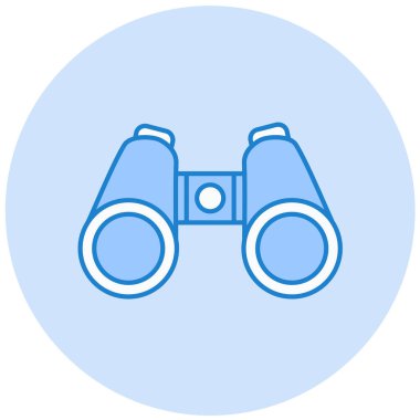 Dürbün. Web simgesi basit tasarım