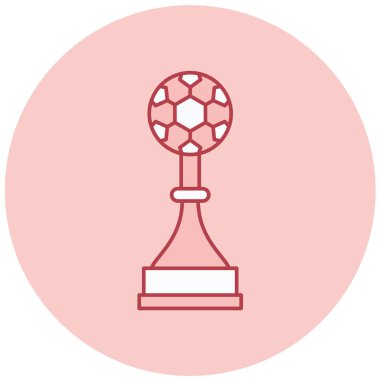 Kupa. Web simgesi basit illüstrasyon