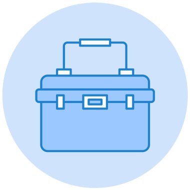 Çanta. Web simgesi basit illüstrasyon