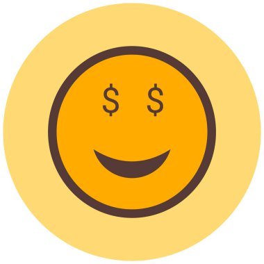 Gülen yüz simgesi vektör simgesi