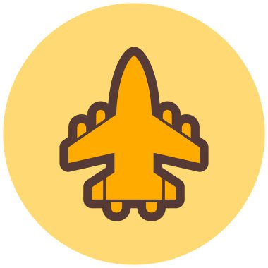 Uçak. Web simgesi basit illüstrasyon