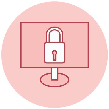 Güvenlik sistemi. Basit resimleme