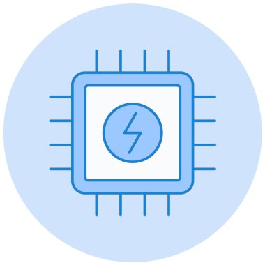 çip vektör simgesi modern basit tasarım