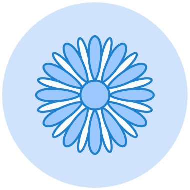 çiçek modern ikon vektör illüstrasyonu