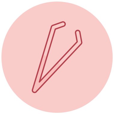 Cımbız. Web simgesi basit illüstrasyon